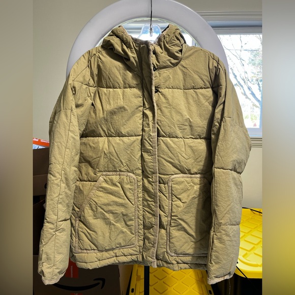 Madewell Ash Green Tokyo Puffer Jacket - Picture 6 of 12